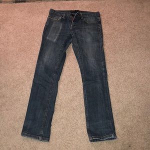 Medium Blue Comune Straight/Skinny Jeans